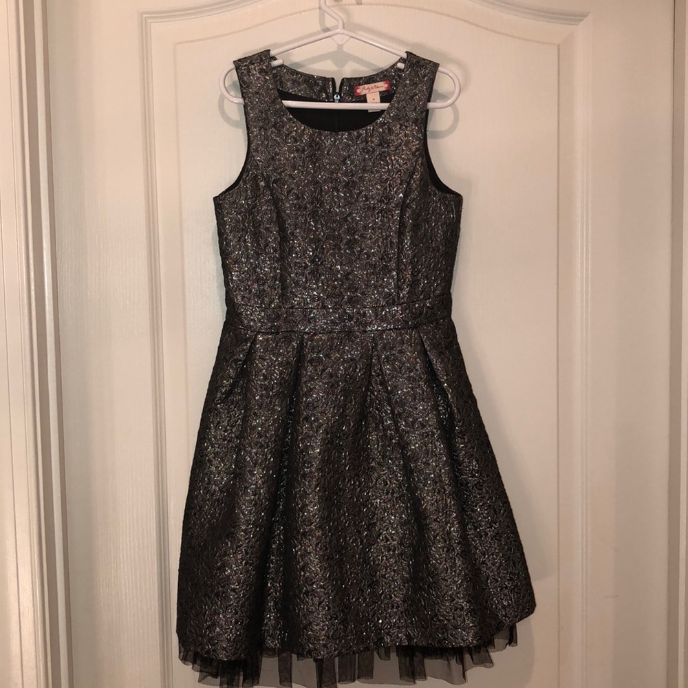 Ruby and bloom Silver and Black formal dress